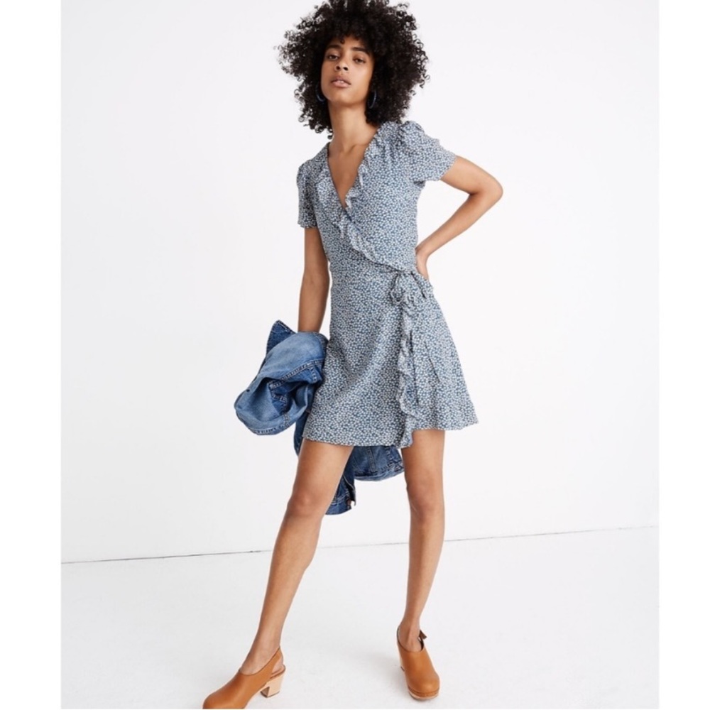 Madewell Silk Wrap Dress